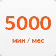 5000 исходящих минут в месяц на другие номера
